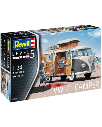 Сглобяем модел Revell Съвременни: Автомобили - VW T1 Кемпер - 6