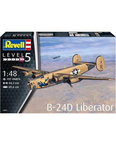 Сглобяем модел Revell Военни: Самолети - B-24D Liberator - 2