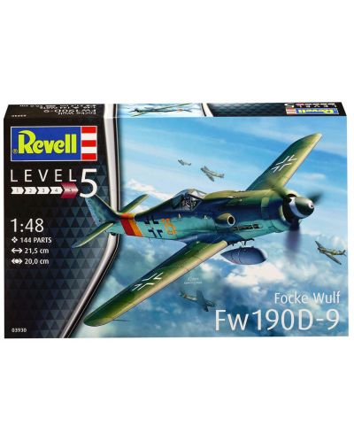 Сглобяем модел Revell Военни: Самолети - Фоки Улф Fw190 D-9 - 2
