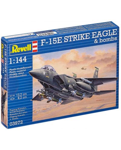 Сглобяем модел Revell Военни: Самолети - Бомбардировач F-15E - 2