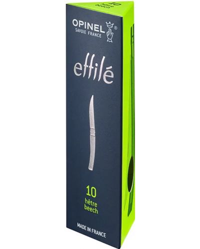 Сгъваем нож Opinel Les Effiles - 10 cm, бук, в кутия - 4