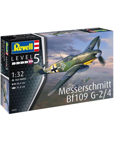 Сглобяем модел Revell Военни: Самолети - Месершмит Bf109 G-2/4 - 6