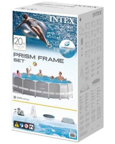 Сглобяем басейн Intex - Prism Frame, 610 x 132 cm - 8