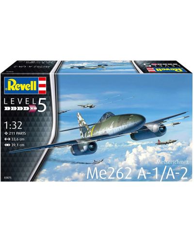Сглобяем модел Revell Военни: Самолети - Месершмит Me262 A-1/A-2 - 2