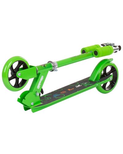 Сгъваем детски скутер Chipolino - Шарки, зелен - 4