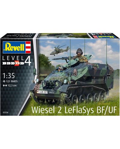 Сглобяем модел Revell Танк Wiesel 2 LeFlaSys BF/UF - 7