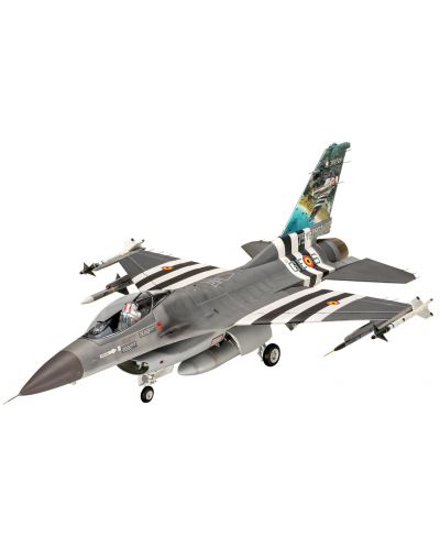 Сглобяем модел Revell Военни: Самолети - F-16 Falcon, 50-годишен юбилей - 1