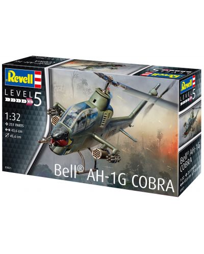 Сглобяем модел Revell Военен хеликоптер Bell AH-1G Cobra (1:32) - 6