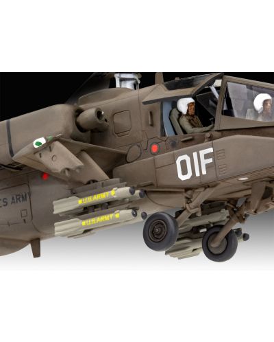 Сглобяем модел Revell Военен хеликоптер AH-64A Апачи - 2