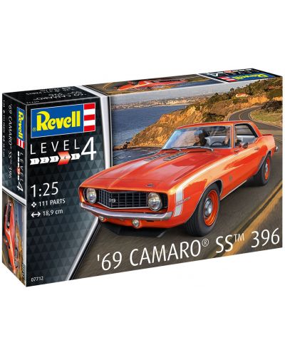 Сглобяем модел Revell Съвременни: Автомобили - Камаро 69 SS - 5