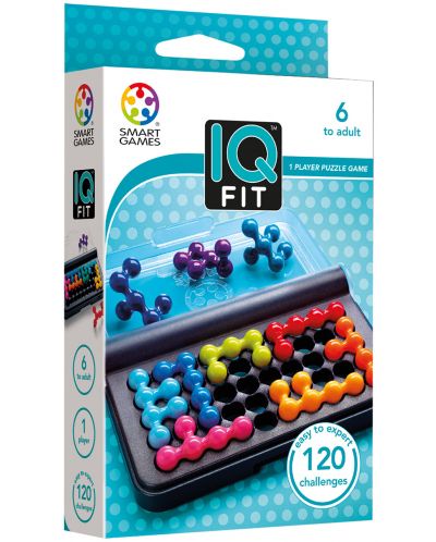 Детска логическа игра Smart Games Pocket IQ - IQ Fit - 1