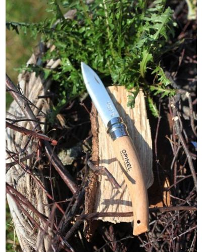 Сгъваем градински нож Opinel - Inox №8, острие 8.5 cm - 5