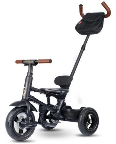 Сгъваема детска триколка QPlay - Rito Deluxe, Air Gel Wheels, Black - 5