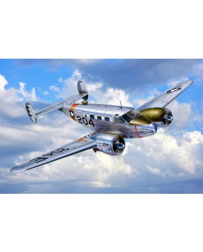 Сглобяем модел Revell Съвременни: Самолети - Beechcraft Model 18 - 7