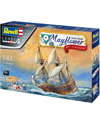 Сглобяем модел Revell Антични: Кораби - Ветроходен кораб Mayflower (400th Юбилейно издание) - 5
