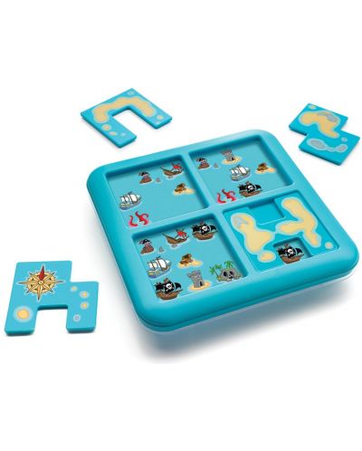 Детска логическа игра Smart Games Compact - Скрий и открий пред пиратите - 3
