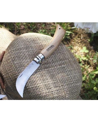 Сгъваем градински нож за присаждане Opinel - Inox №8, острие 8 cm - 2
