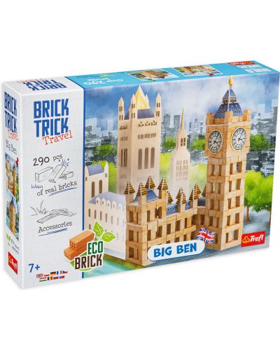 Сглобяем модел Trefl Brick Trick Travel - Биг Бен - 1