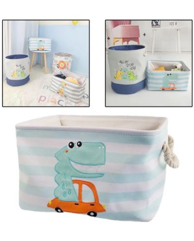 Сгъваема кутия за съхранение на играчки и дрехи Ginger Home - Dino - 4
