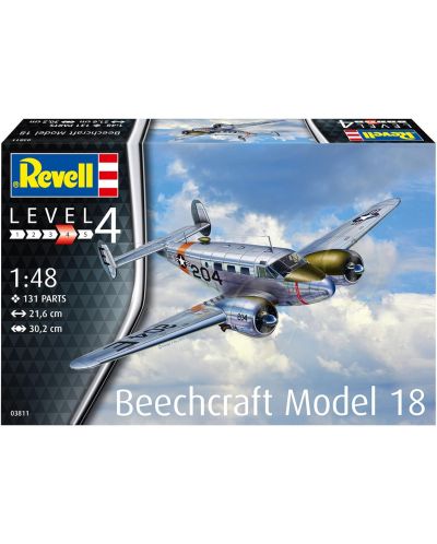 Сглобяем модел Revell Съвременни: Самолети - Beechcraft Model 18 - 2