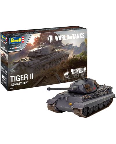 Сглобяем модел Revell Тигър II Ausf. B "King Tiger" - "Светът на танковете" - 1