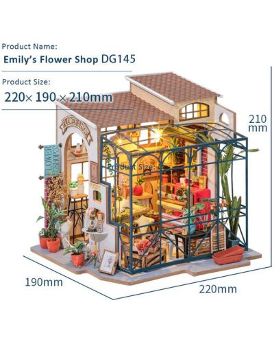 Сглобяем модел Robo Time - Магазинчето за цветя на Емили - 2