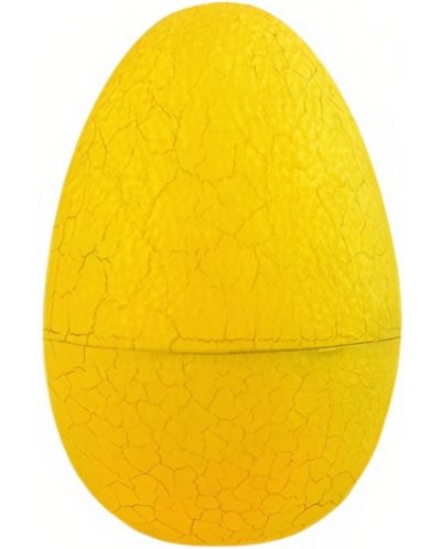 Сглобяема играчка Raya Toys - Динозавър-изненада, жълто яйце - 1