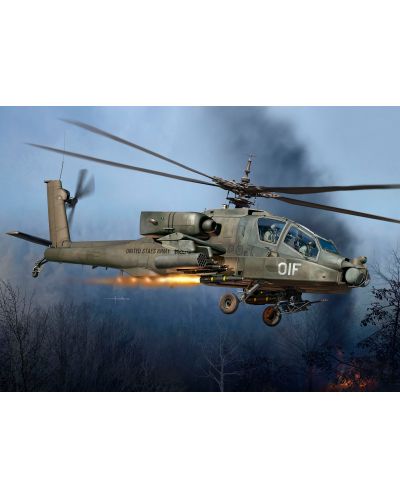 Сглобяем модел Revell Военен хеликоптер AH-64A Апачи - 5