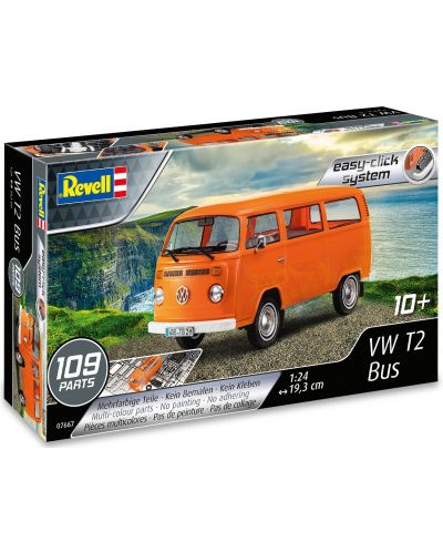 Сглобяем модел Revell Съвременни: Автомобили - VW T2 Bus Ван - 5