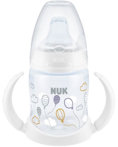 Шише NUK First Choice - С накрайник за сок, TC, РР, 150 ml, бяло - 1