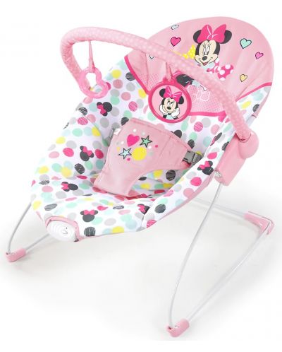 Шезлонг Bright Starts Disney Baby - Minnie Mouse, Spotty Dotty - 1