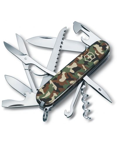 Швейцарски джобен нож Victorinox Huntsman - Камуфлаж, 15 функции - 1