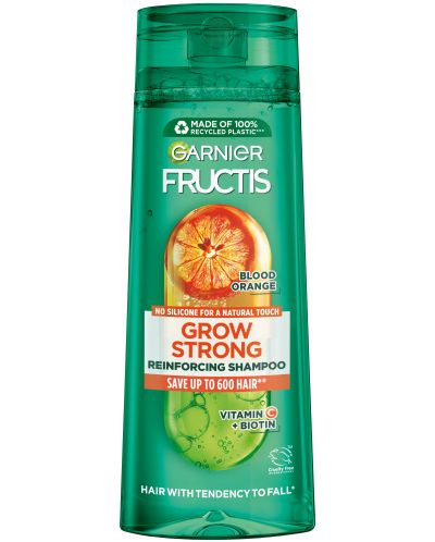 Garnier Fructis Шампоан Grow Strong, Vitamin C, 400 ml - 1