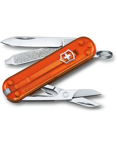 Швейцарски джобен нож Victorinox Classic SD - Fire Opal - 1