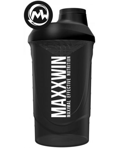 Шейкър MAXXwin - 600 ml, черен - 2