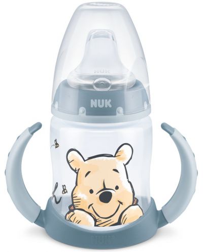Шише за сок Nuk First Choice - Disney, 150 ml,  син, Мечо Пух - 1