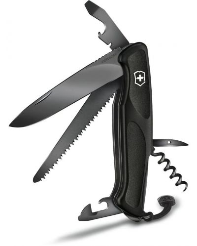 Швейцарски джобен нож Victorinox Ranger Grip 55 - Onyx Black - 2