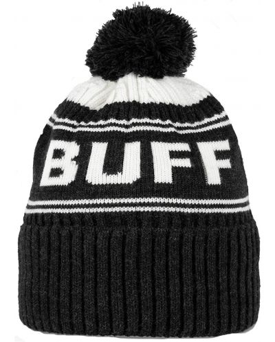 Шапка BUFF - Knitted Beanie Hido Multi, черно-бяла - 1