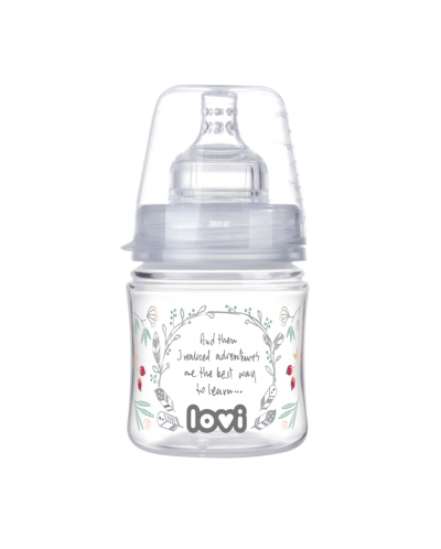 Шише за хранене Lovi - Indian summer, 120 ml, 0м+