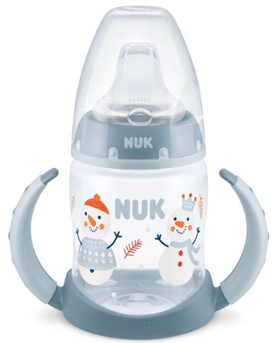 Шише за сок Nuk First Choice - Snow, 150 ml, сиво - 1