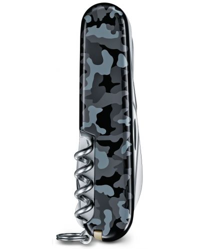Швейцарски джобен нож Victorinox Huntsman - Черен камуфлаж, 15 функции - 3