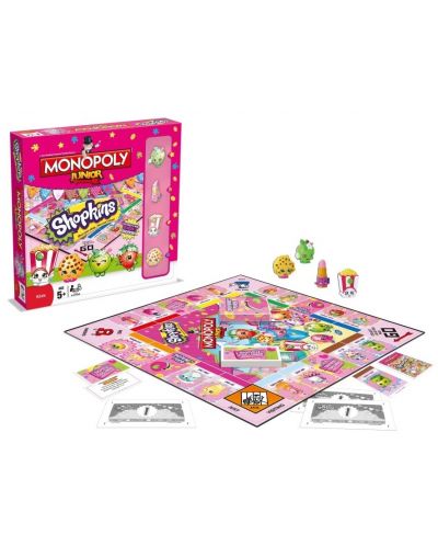 Настолна игра Monopoly Junior - Shopkins - 1