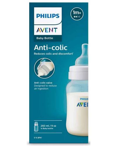 Шише Philips Avent - Classic, Anti-colic, PP, 260 ml - 4