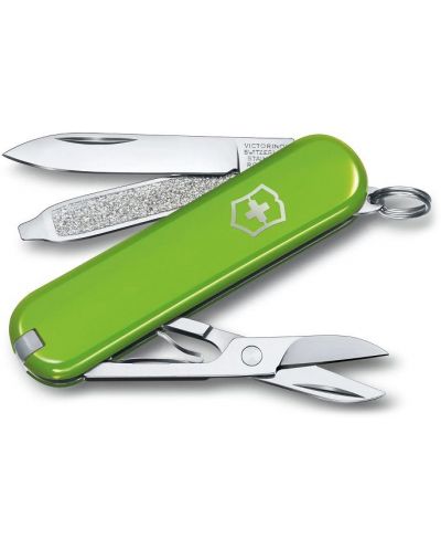 Швейцарски джобен нож Victorinox - Classic SD, Smash Avocado - 1