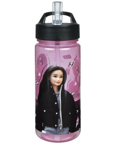 Бутилка за вода Undercover Scooli - Aero, Barbie, 400 ml - 1