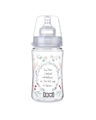 Шише за хранене Lovi - Indian summer, 240 ml, 3м+