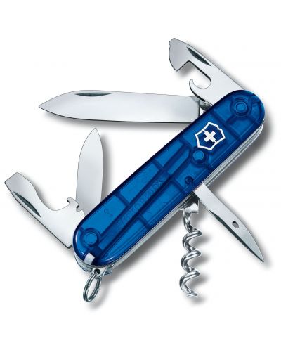 Швейцарски джобен нож Victorinox - Spartan, 12 функции, син - 1