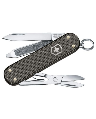 Швейцарски джобен нож Victorinox Alox - Classic SD, Limited Edition 2022, Thunder Gray - 1