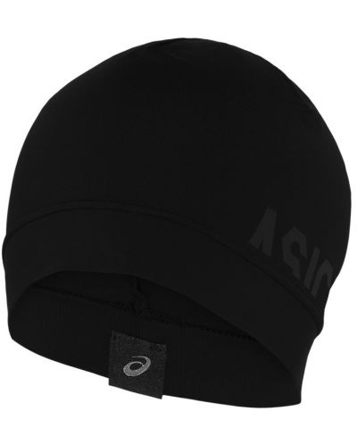 Шапка Asics - Logo Beanie, черна - 1