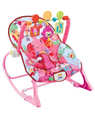 Бебешки шезлонг Moni Baby Jungle – Розов